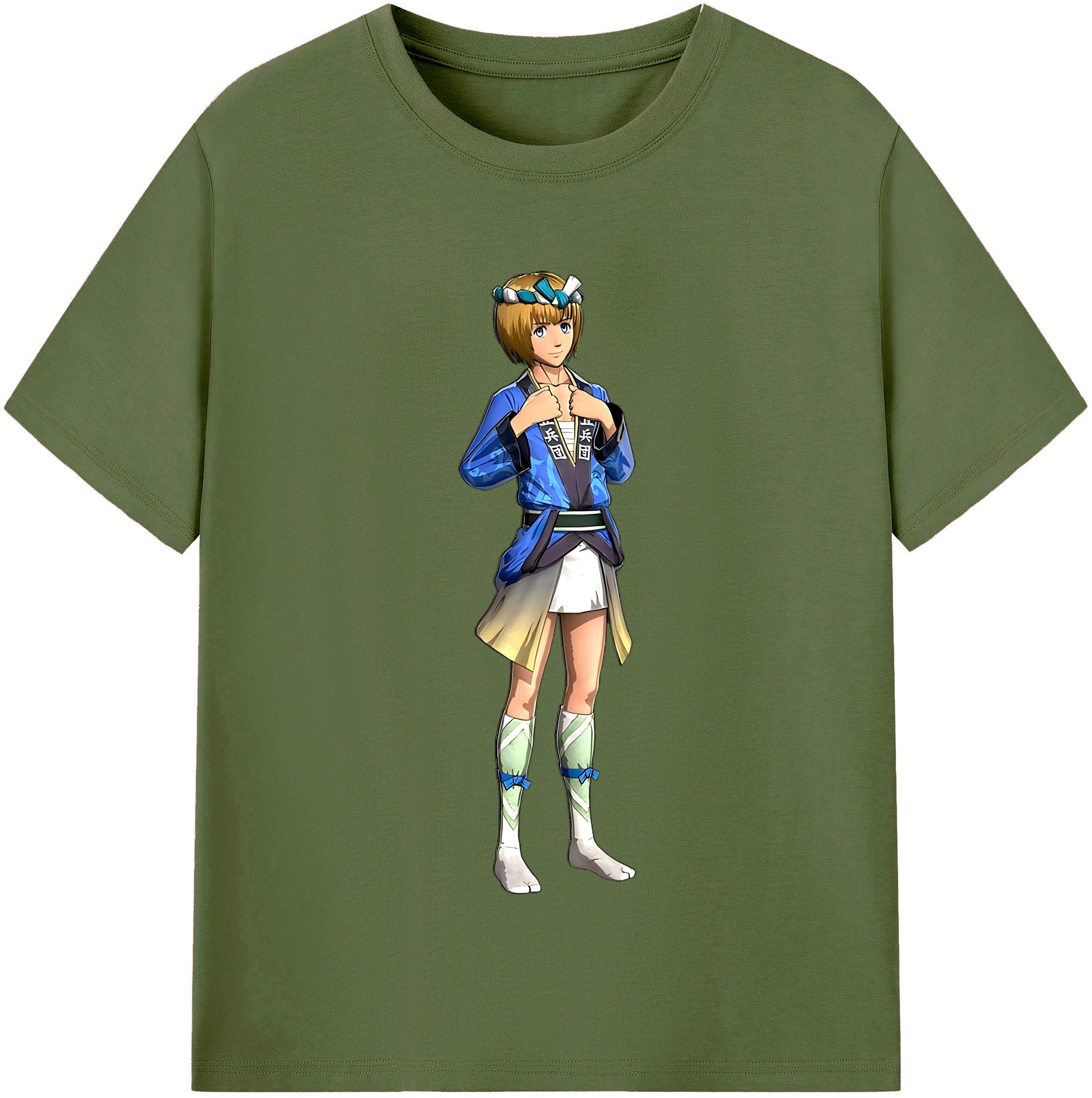 （画像用） 進撃の巨人 アルミン·アルレルト Attack on Titan Armin Arlert 綿100％半袖Tシャツ（フロントプリント）